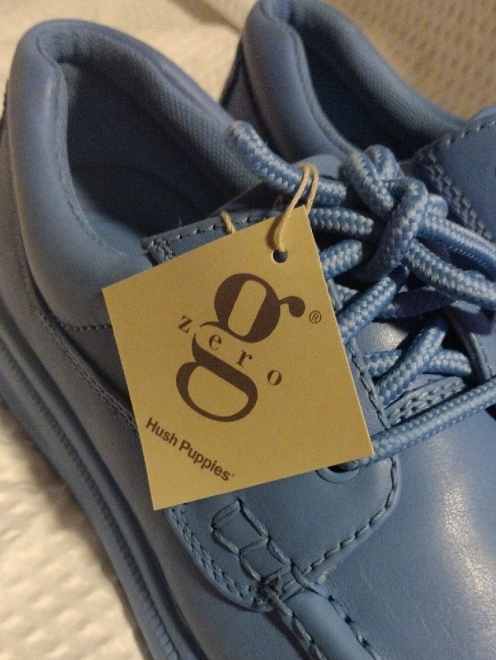 Hush Puppies Men’s Gus Light Blue Boat Shoes - Picture 7 of 11